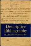 Descriptive Bibliography and A Sample Bibliographical Description